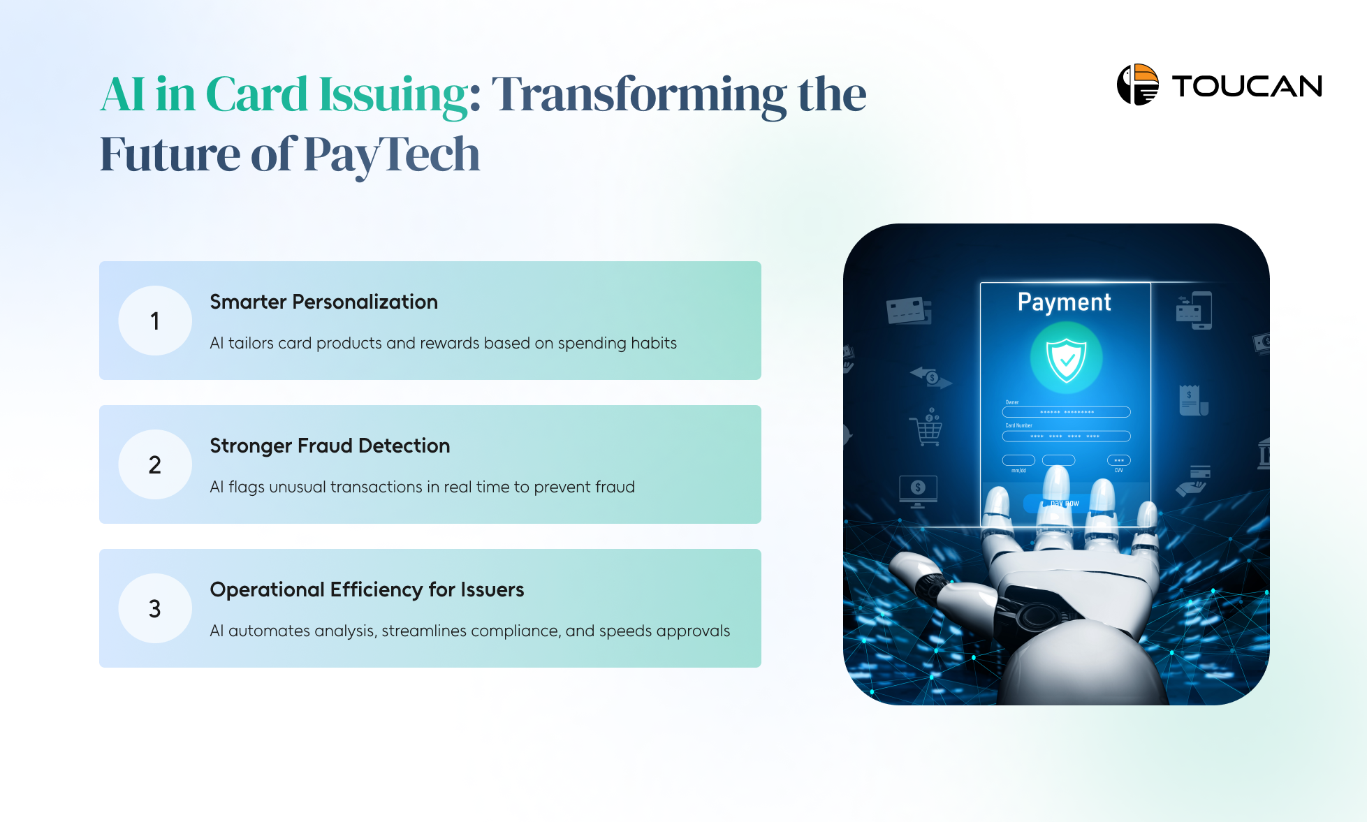 How AI works in card issuing 