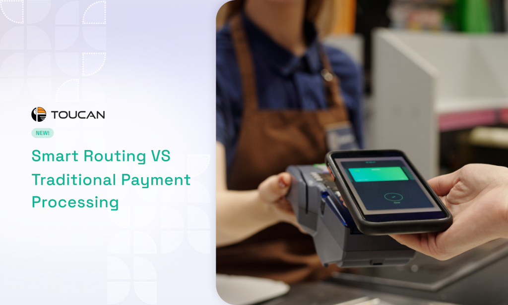 Smart routing vs traditional payment processing.